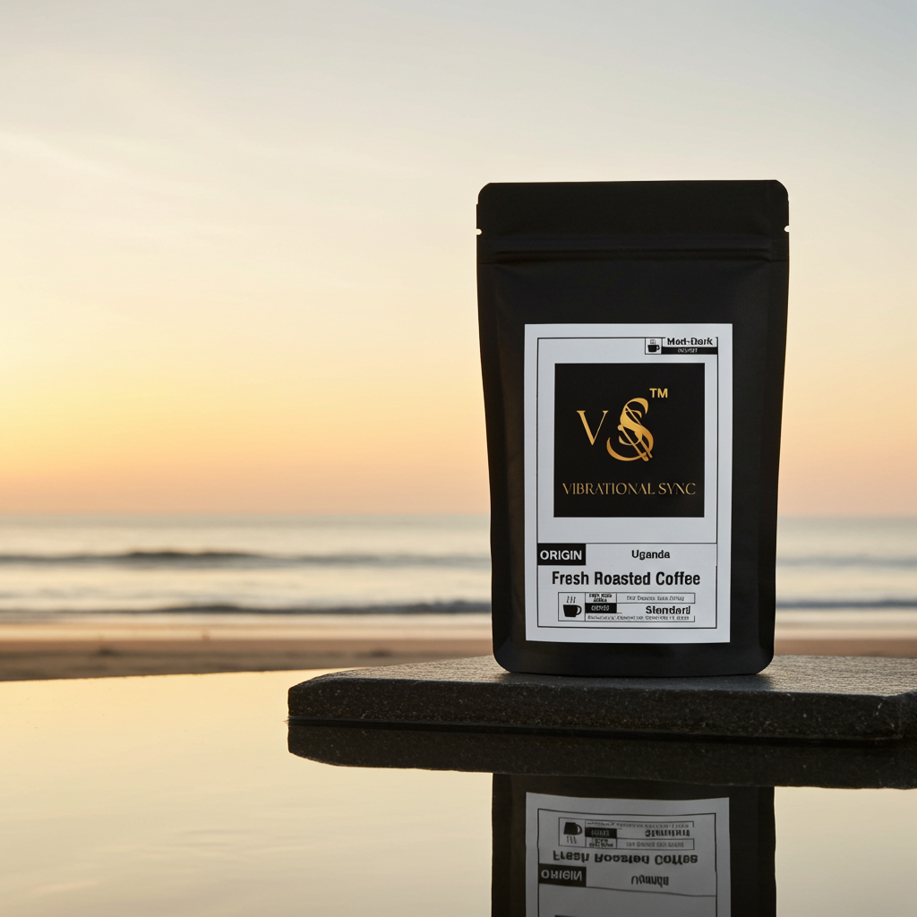 Uganda single origin coffee lifestyle scene — Vibrational Sync