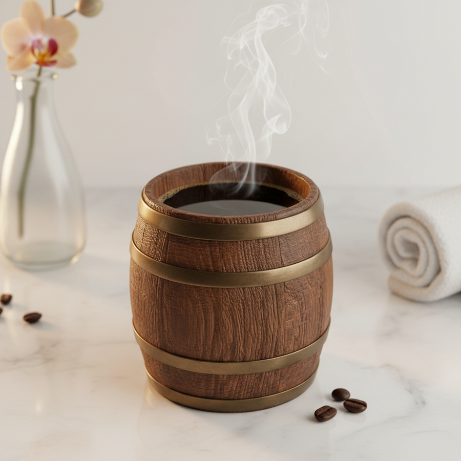 Whiskey Barrel Aged Coffee - Bourbon Barrel Aged | VibrationalSync